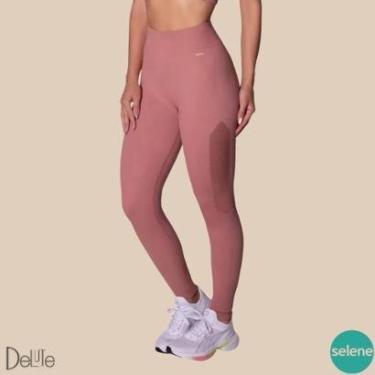 Imagem de Calça Legging Leg Sem Costura Selene Cós Cintura Alta Para Academia-Feminino