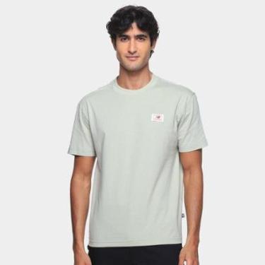 Imagem de Camiseta New Balance Woven Label Masculina-Masculino