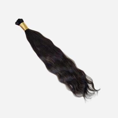Imagem de Cabelo Humano Ondulado Castanho - 65cm 50 Gramas - Central dos Cabelos