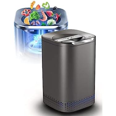 Imagem de Composteira Elétrica De Cozinha, Composteira Inteligente De Resíduos De Cozinha, Composteira Doméstica E De Cozinha, Cicladora Automática De Resíduos De Alimentos De Bancada, Transforme Lixo Em Co