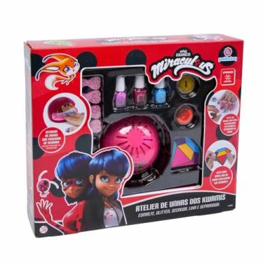 Imagem de Polibrinq Kit Manicure Infantil Make Brinq Esmalte Lixa e Secador