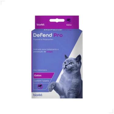 Imagem de Defend Pro Para Gatos Tratamento de Pulgas Pipeta, 10kg