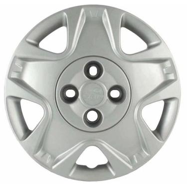 Imagem de Calota grid aro 14p 025cb-pta ford modelo fiesta hatch 2011/ 12 cubo b