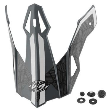 Imagem de Pala + Parafuso Lançamento Para Capacete Fast Brave - Pro Tork, Único,