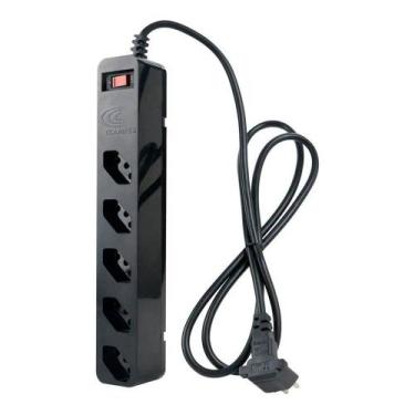 Imagem de Filtro de Linha DPS IClamper, 5 Conexões, Preto - 23459
