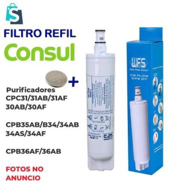 Imagem de Refil Filtro com Dolomita para purificadores Consul WFS017 ICE FLOW