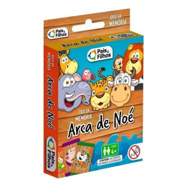Imagem de Jogo Da Memória Arca De Noé 56pçs Lúdico Educativo Divertido - Pai & F