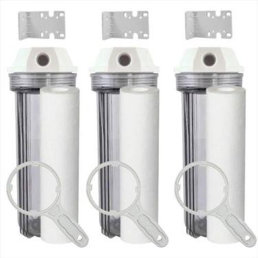 Imagem de 3 Filtros Transparentes 3 Polipropileno Liso Chave Suporte - Royal B&B