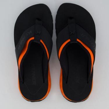 Imagem de Chinelo Kenner Rakka Sport Preto e Laranja, 43