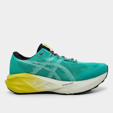 Imagem de Tênis Asics Novablast 5 TR Masculino, Verde, Cinza, 40