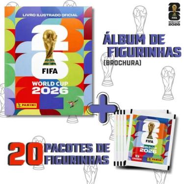 Imagem de ÁLBUM DE FIGURINHAS COPA DO MUNDO OFICIAL World Cup FIFA 2026 Capa Bro