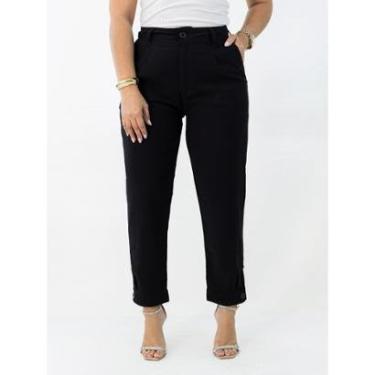 Imagem de Calça Feminina Mom Alfaiataria Viscose Cintura Alta Anticorpus-Feminino