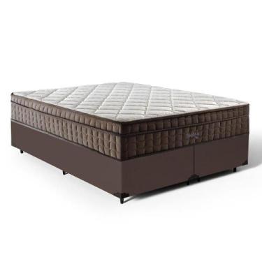Imagem de Cama Box com Colchão de Espuma D70 Pillow In Ultra Dream DAngelis Quee