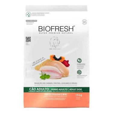 Imagem de Ração Biofresh Cães Adultos Raças Pequenas e Mini 15kg - Brf