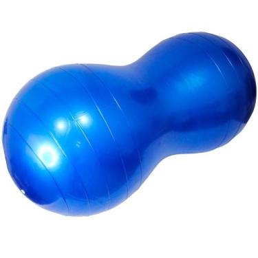 Imagem de Bola de Exercício Feijão Ginastica Yoga Pilates 45cm Azul Supermedy, A