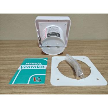 Imagem de Exaustor Ventokit New Classic 80 bivolt, Bloco motor c/ reg anti retor