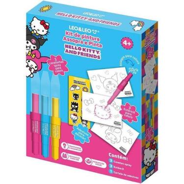 Imagem de Brinquedo Para Colorir Hello Kitty Kit Pintura Assopr - Leonora