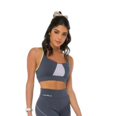 Imagem de Top fitness tiras - ROSA GOIABA, G, Lemom