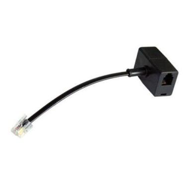 Imagem de Kit 10 Módulos Carona RJ9 para Headset Telemarketing Treinamento Call 