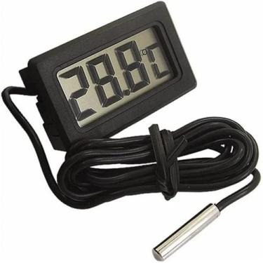 Imagem de Medidor De Temperatura Digital Com Sensor Externo Termometro Para Gela