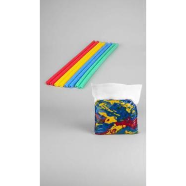 Imagem de Kit 8 Isotubos Blindados + Rede Cama Elástica - Congratulations Store