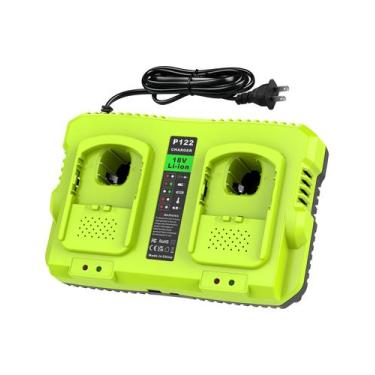 Imagem de Carregador de Bateria Abeden P117 com Duas Portas para Ryobi 18V