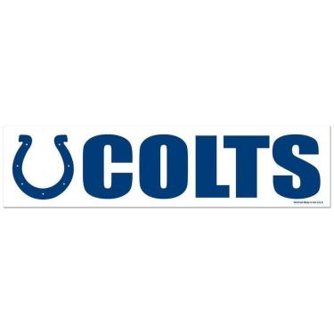 Imagem de Adesivo Faixa Bumper Strip 30x7,5 Indianapolis Colts-Unissex