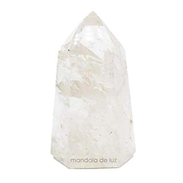 Imagem de Cristal Gerador Ponta de Quartzo Transparente Branco G