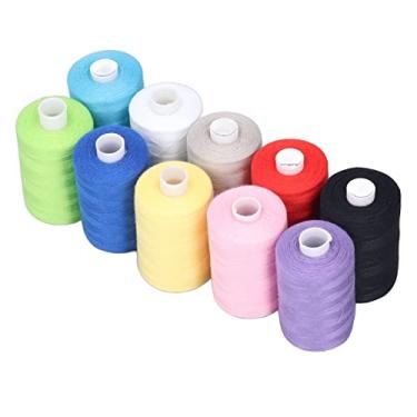 Imagem de Linha de costura, variedade de linha de costura de poliéster premium para casa para bricolage para máquina