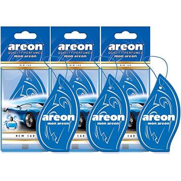 Imagem de 3 Perfumes Pra Carro Cheirinho Aromatizador Areon New Car