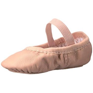 Imagem de Sapato/chinelo de balé de couro Bela Dance da Bloch para meninas, rosa,, rosa, 6.5 Toddler