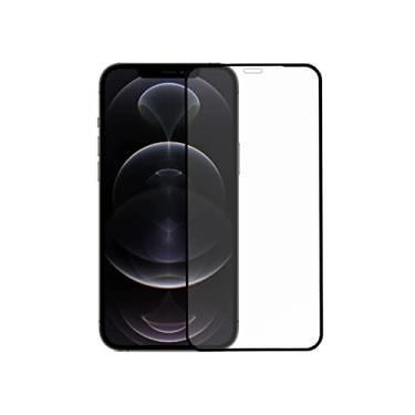 Imagem de Pelicula de Vidro Temperado 3D Compatível com Iphone 12 Pro Max Preto Tela Toda