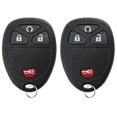 Imagem de Controle remoto de entrada KeylessOption, substituição para chave de carro 15114374 (pacote com 2)