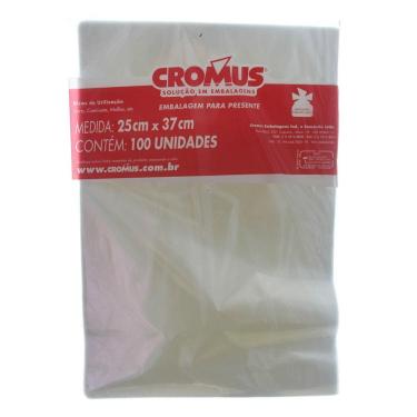 Imagem de Saco PP Polipropileno Incolor 25 x 37cm com 100 Unidades Cromus