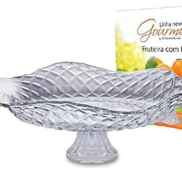 Imagem de Fruteira Centro De Mesa Saladeira Ruvolo Vidro Com Pé Modena