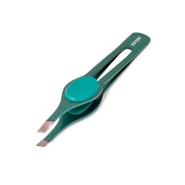 Imagem de Pinça Oblíqua Ponta Chanfrada Design De Sobrancelhas Estek