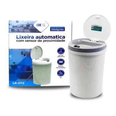 Imagem de Lixeira Automática Com Sensor 12 Litros - Luatek