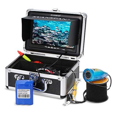 Imagem de Qudai Portátil de 7 "Monitor de Polegada 1000TVL Kit Câmera de Pesca Subaquática À Prova D 'Água 24 PCS Infravermelho IR LEDs Fish Finder para Ice Lake Boat Pesca