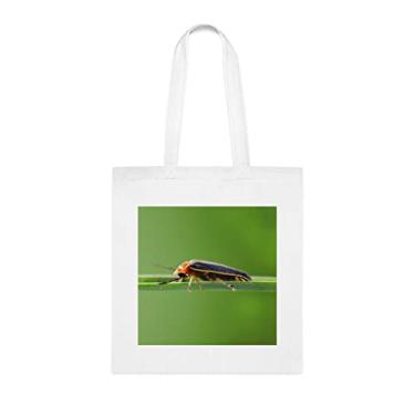 Imagem de Sacola Firefly, presente Firefly, bolsa de ombro Firefly, bolsas reutilizáveis Firefly, ideia de presente de cesta de Natal de aniversário, presente para ela, presente para ele, bolsa feminina, Branco
