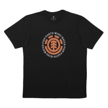 Imagem de Camiseta Element Seal Perennial Masculina Preto