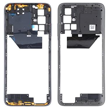 Imagem de HUANGYUNCHAO Acessórios telefônicos Placa de moldura do quadro médio para Xiaomi Redmi 10 Substituição do telefone celular