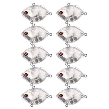 Imagem de Conjunto de iscas rígidas para pesca com iscas de pesca em branco, 25 peças da Freisher, iscas de pesca em branco, anéis divididos para pesca DIY Fishing Tackle 4,7 cm 7,6 g