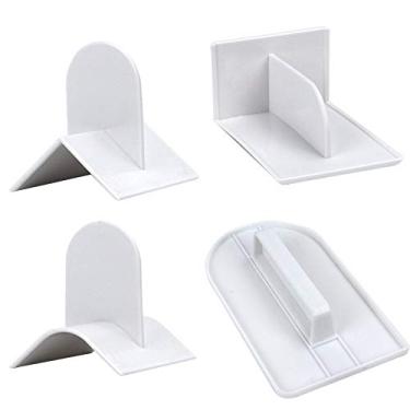 Imagem de 4 peças de polidor de cobertura suave para decoração de bolos Ferramenta de pá para raspador de artesanato Sugarcraft