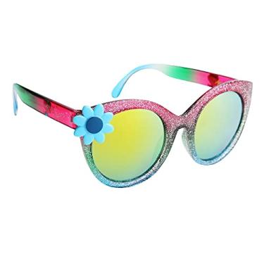 Imagem de Sun-Staches Máscara de acessórios de fantasia de personagens oficiais Trolls, lentes UV400 - tamanho único, Sparkle Poppy Kid, tamanho nico