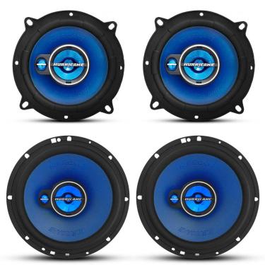 Imagem de Kit Falante Porta Dianteira e Traseira Hurricane 200W RMS