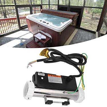 Imagem de Aquecedor de banheira, aquecedor de água de piscina, elétrico de aço inoxidável simples conveniente para banheiras domésticas