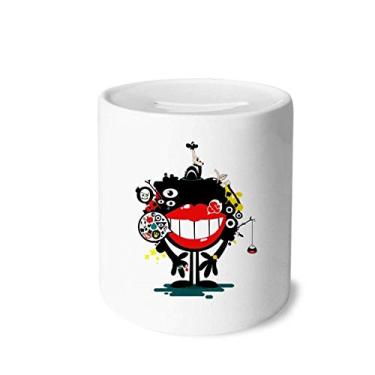 Imagem de DIYthinker Universe and Alien Monster Money Box Ceramic Coin Case Piggy Bank Gift