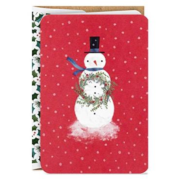 Imagem de Hallmark Cartões de Natal embalados, boneco de neve (16 cartões e 17 envelopes)