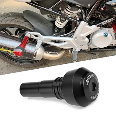 Imagem de Accessoires Proteção contra quedas deslizante deslizante de escape compatível com Husqvarna Svartpilen 401 Vitpilen 401 Svartpilen 250 (Preto)