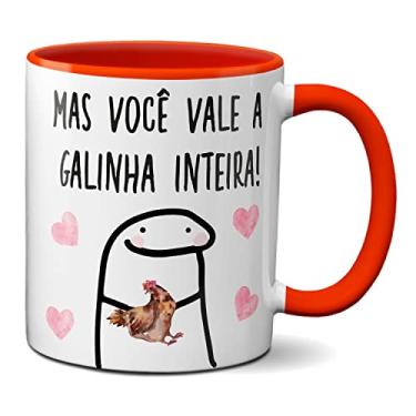 Imagem de Caneca Tem Amizade Que Vale A Pena Você Vale Galinha Inteira (Vermelha)